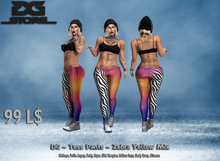 DG -Tess Pants - Zebra Yellow Mix - Box