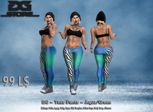 DG -Tess Pants -Aqua/Green - Box