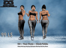 DG -Tess Pants - Black/ White - Box