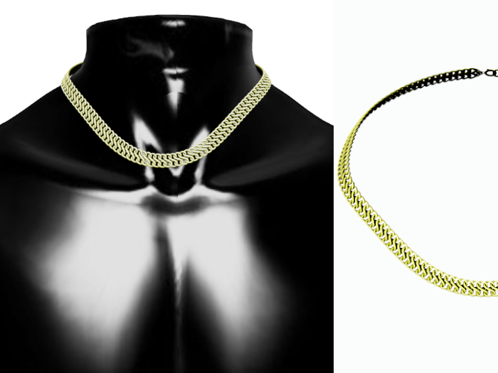 Gold S Link Chain Necklace