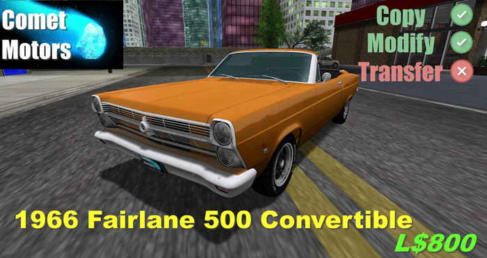 1966 Fairlane 500 Convertible Tribute