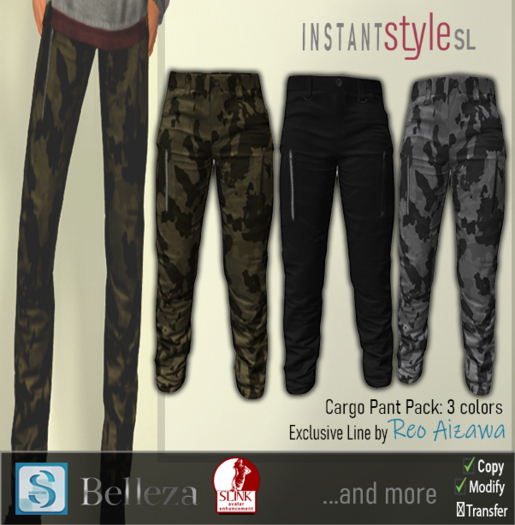 InstantStyleSL- Reo Aizawa Exclusive- Cargo Pant Set