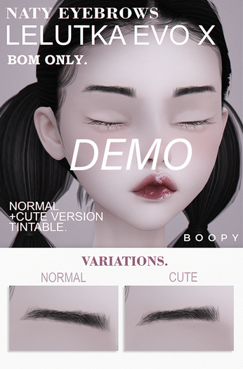 BOOPY • Naty Eyebrows (DEMO)