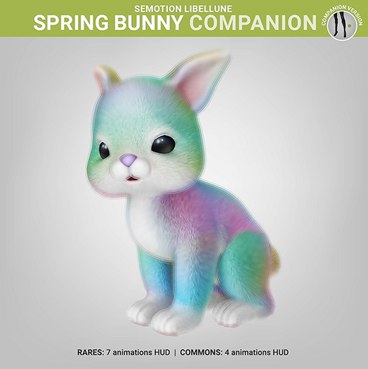 3. SEmotion Libellune Spring Bunny Animesh RARE