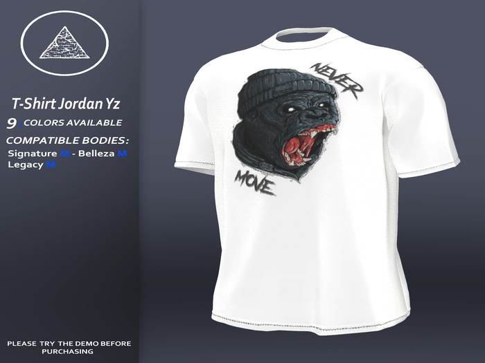 PYRAMID LOST - T-Shirt Jordan Yz ''WHITE''