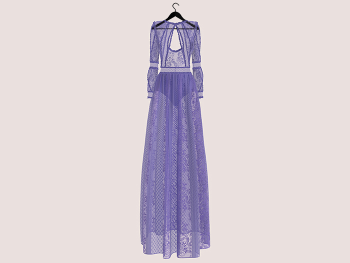 MOLICHINO - LINDA'S LACE GOWN - LAVENDER (Add Me)