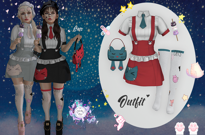 - MicRo - Outfit Alina Red Blue