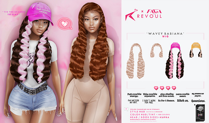 REVOUL - 'Wavey Babiana' WIG <3 (add me)