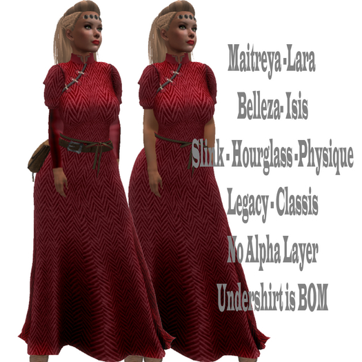 !!! Revna !!! 103 Female Red outfit  - Click to Receive