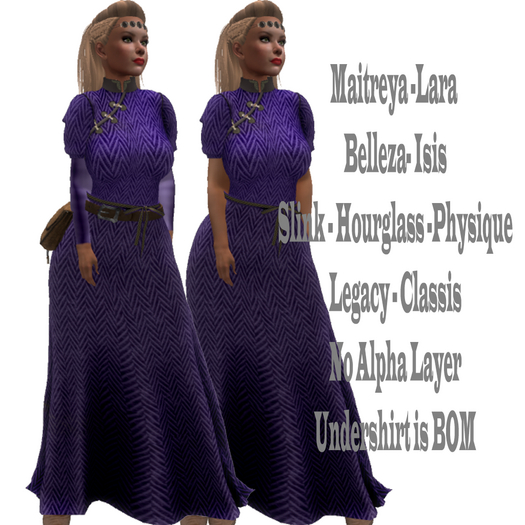 !!! Revna !!! 103 Female Purple outfit  - Click to Receive