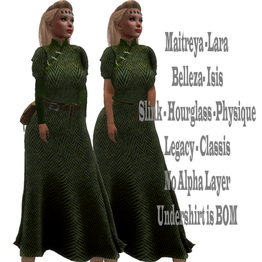 !!! Revna !!! 103 Female Green outfit  - Click to Receive