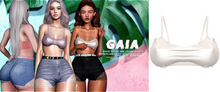 Gaia - mykie ruffle bra//white