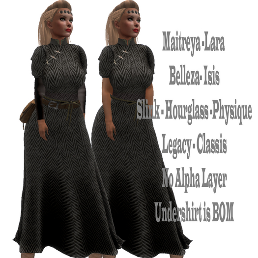 !!! Revna !!! 103 Female Black outfit  - Click to Receive