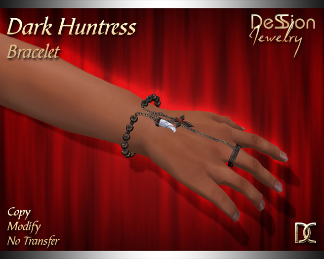 Dark Huntress Bracelet & Ring Set