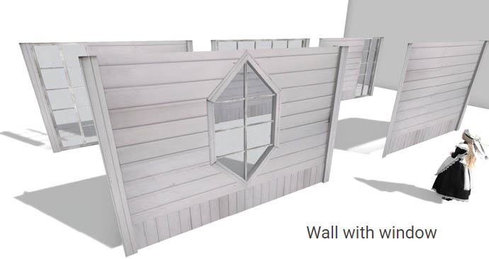 Wall with window(BOX)