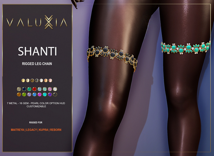 VALUXIA - Shanti Rigged Leg Chains