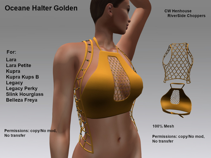 [CW] -Oceane Halter Golden -BOX