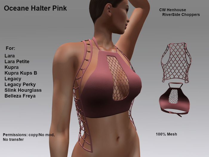 [CW] -Oceane Halter Pink -BOX