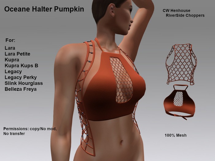 [CW] -Oceane Halter Pumpkin  -BOX