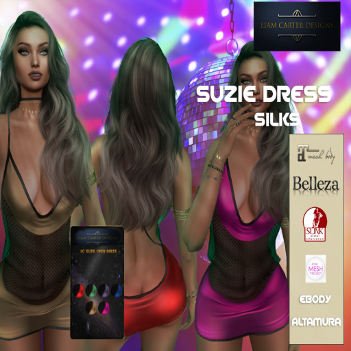LC Suzie Dress Blissful Silks unpack  (add me)