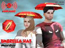 :NerdALERT: (Wear to Unpack) Umbrella Hat - MORDOR