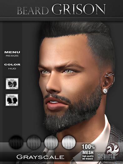 [//REBIRTH/]-BEARD_grison-Grayscale