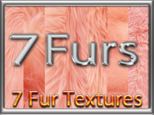 Zoy Texture [ Fur Shag Salmon ] 7 Colors