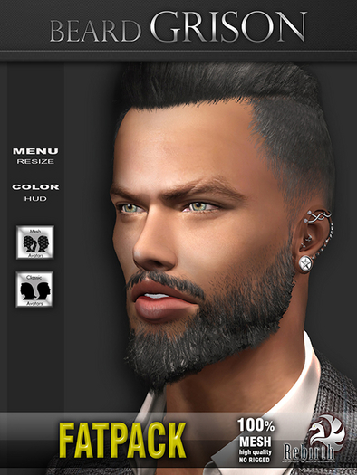 [//REBIRTH/]-BEARD_grison-[FATPACK]