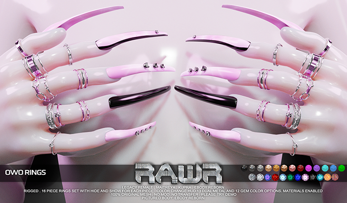 RAWR! Owo Rings (add me)