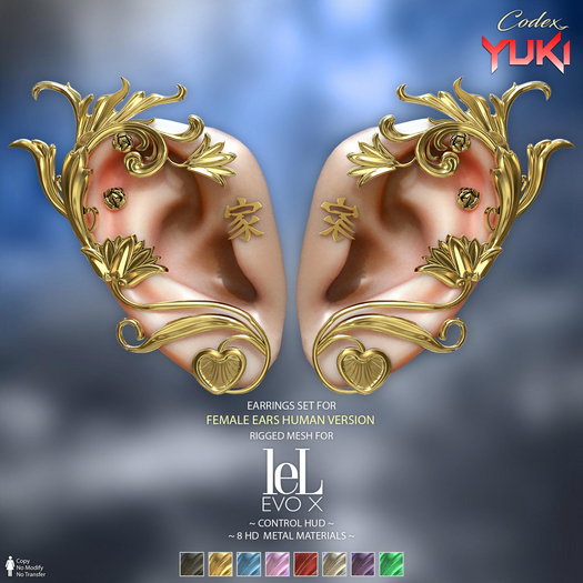 CODEX_YUKI EARRING SET HUMAN LEL EVOX 