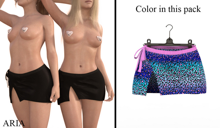 Leopard Catalina Skirt