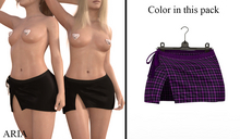 Purple Plaid Catalina Skirt