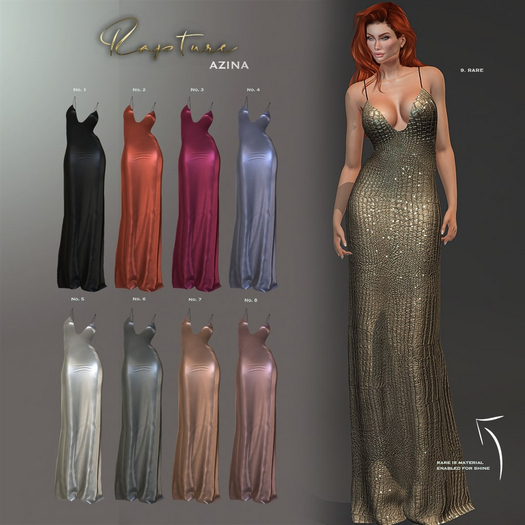 7.RAPTURE Dress Azina Lara Copper
