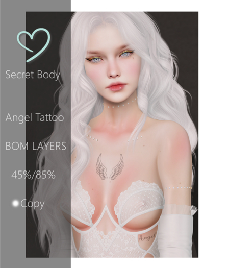 Secret Body - Angel Tattoo - BOM (add/touch)