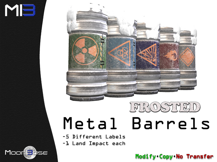 [MB3] Metal Barrels - Frosted