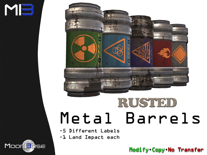 [MB3] Metal Barrels - Rusted