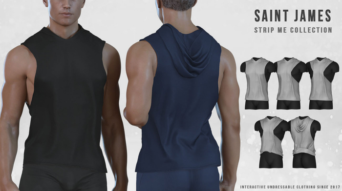 Saint James - Javier Hoodie - 27 Color Fat Pack - Strip Me Interactive - Belleza Jake / Legacy Male