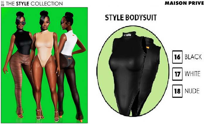 16. BETRAYAL STYLE Bodysuit BLACK [Legacy F]