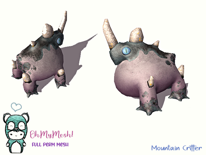 OhMyMesh! Mountain Critter - Full Perm Mesh