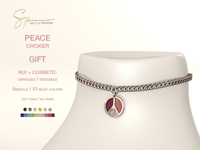 S&P Peace Choker / Collar - GIFT