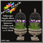 Tulipcage-purple-silver
