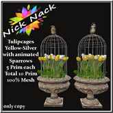 Tulipcage-yellow-silver