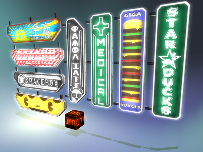 [Salvage] Cyberpunk Signage