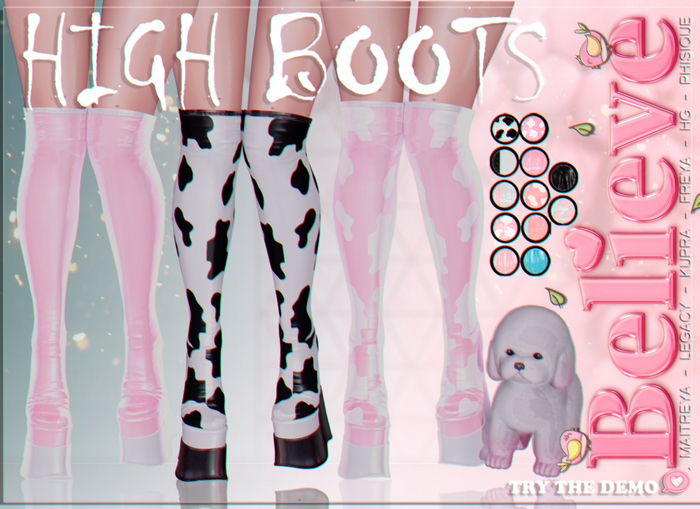 :: Believe ::HIGH BOOTS  ::..