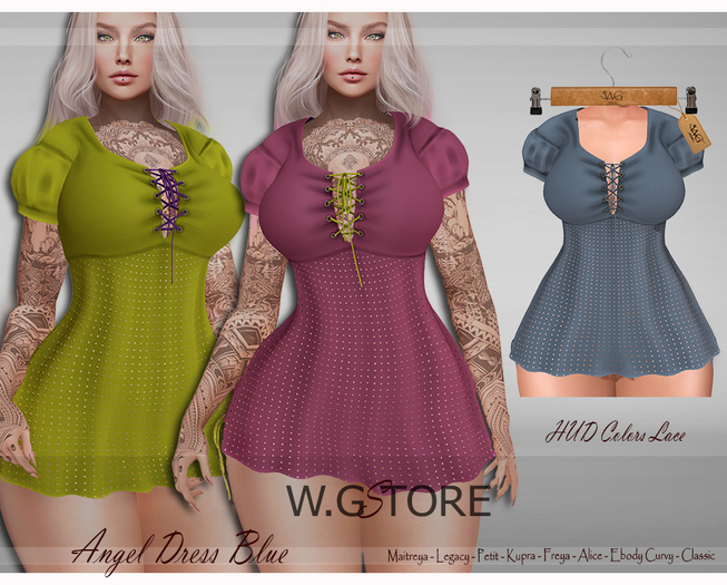 W.G STORE - Angel Dress Blue