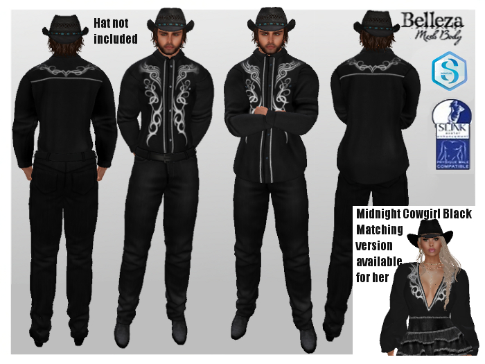 JCD Midnight Cowboy Black 