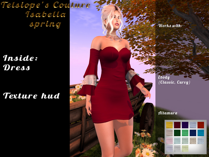 Telsiope's Couture Isabella spring ebody