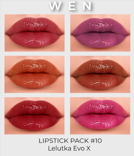 WEN- LIPSTICK PACK #10 LELUTKA EVOX