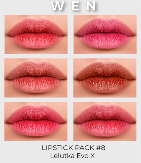 WEN- LIPSTICK PACK #8 LELUTKA EVOX