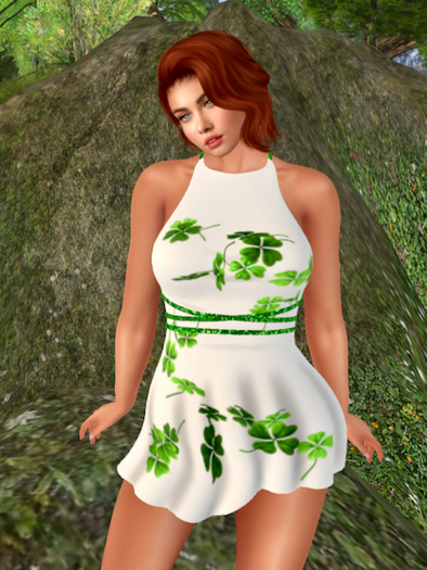 St. Patrick's Day Shamrock Mini Dance Dress  DEMO 